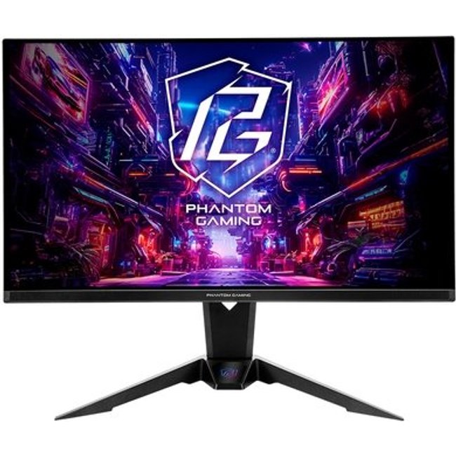 Monitor Gamer ASRock Phantom, 27"", QHD, 360Hz, 0.03ms, QD-OLED, FreeSync Premium Pro, HDR 400, DP e HDMI, Antena Wi-Fi - PGO27QFV