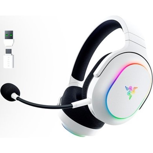 Headset Gamer Sem Fio Razer Barracuda X Chroma, Multiplataforma, Branco - RZ04-05220200-R3U1