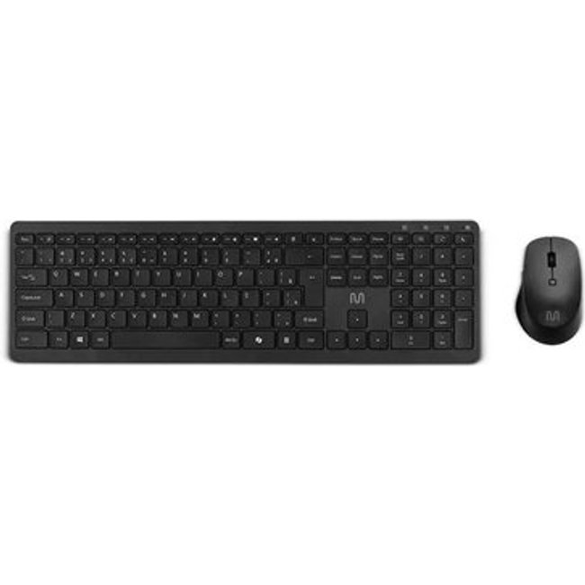Mouse Sem Fio Multilaser, USB 2.4GHz, 1600 DPI, Clique Silencioso, Pilhas AAA Inclusas, Preto - MO402