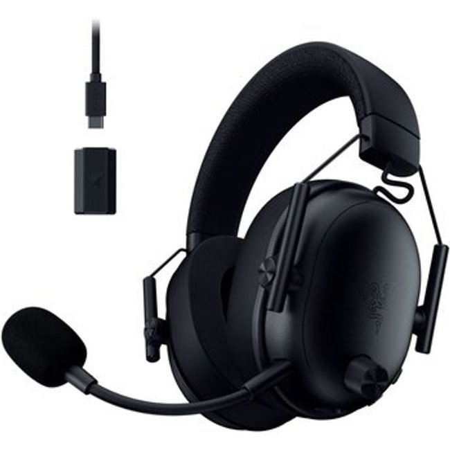 Headset Gamer Razer BlackShark V3 Pro Sem Fio, ANC, Drivers 50mm, 2.4 GHz, Bluetooth, Preto - RZ04-05400300