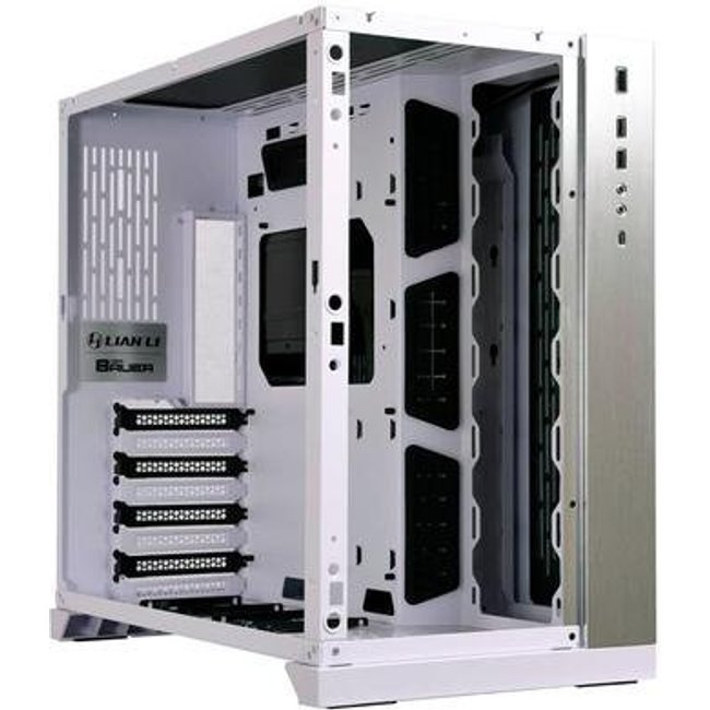 Gabinete Gamer Lian Li PC-011 Dynamic, Mini ITX / Micro ATX / ATX, Lateral e Frontal em Vidro, Branco - PC-O11 DYNAMIC WHITE
