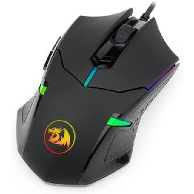 Mouse Gamer Redragon Centrophorus 2 RGB, 7200DPI, 6 Botões, Preto - M601-RGB