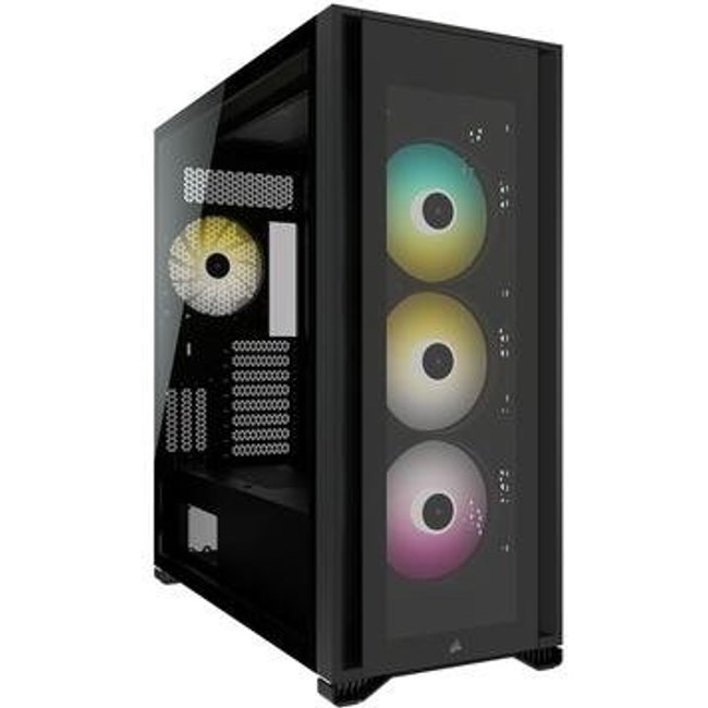 Gabinete Gamer Corsair 7000X, RGB, Full Tower, Lateral em Vidro Temperado, Sem FANs, Preto - CC-9011226-WW