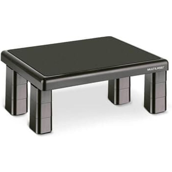 Suporte Ergonômico para Monitor Multi Quadrado, Ajuste com 4 Níveis de Altura, Preto - AC125