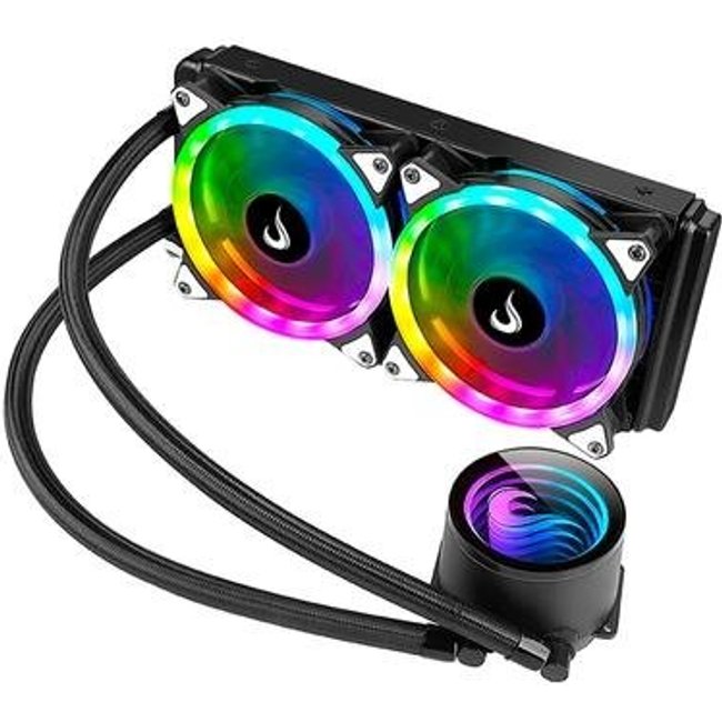 Water Cooler Rise Mode, ARGB, 240mm, AMD/Intel, Preto - RM-WCB-04-ARGB