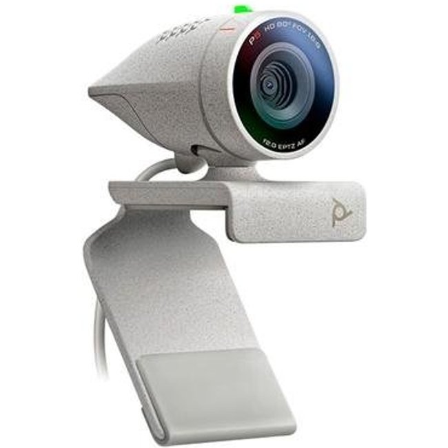 Webcam Poly Studio P5, Full HD, 1080p, 30 FPS, USB, Branco - 2200-87070-001