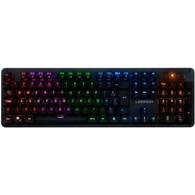 Teclado Mecânico Gamer Multi Dunky, LED Rainbow, Switch Red, Anti-Ghosting, ABNT2, Preto - TC282