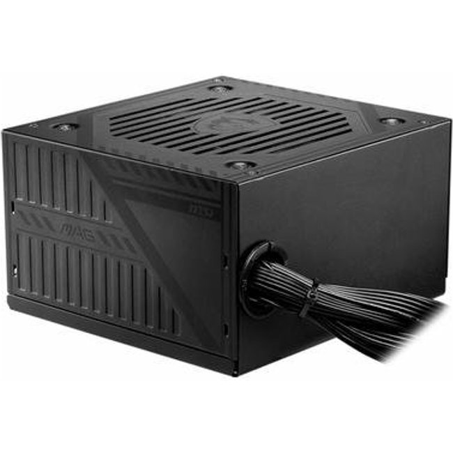 Fonte MSI MAG A600DN, 600W, 80 Plus White, PFC Ativo, Com Cabo, Preto - 306-7ZP6B22-809