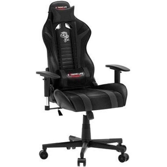 Cadeira Gamer Black Hawk, Até 140kg, Com Almofadas, Reclinável, Preto - CH05BK