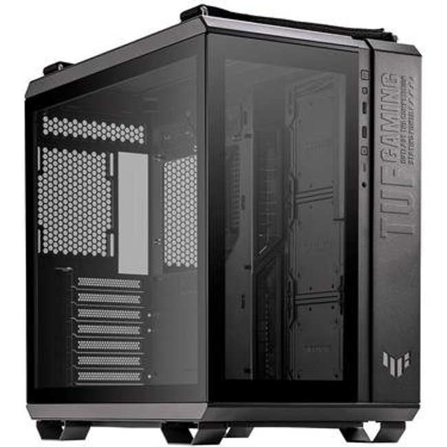 Gabinete Gamer Asus TUF Gaming GT502, Mid Tower, ATX, Frontal e Lateral em Vidro Temperado, Preto - 90DC0090-B00000