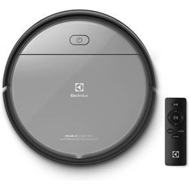 Robô Aspirador de Pó Electrolux Home-E Control Experience, Passa Pano, Controle Remoto, Sensor Anti-Queda, Bivolt, Cinza - ERB20