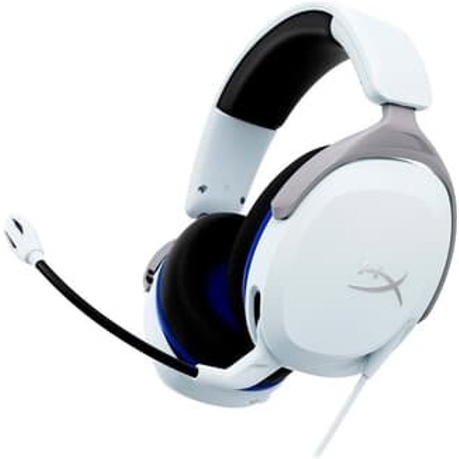 Headset Gamer HyperX Cloud Stinger 2, Drivers 40mm, para PS, Branco - 6H9B5AA