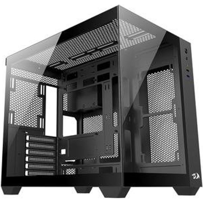 Gabinete Gamer Redragon Wideload Lite, Mid Tower, ATX, Lateral em Vidro Temperado, Preto - CA-604B