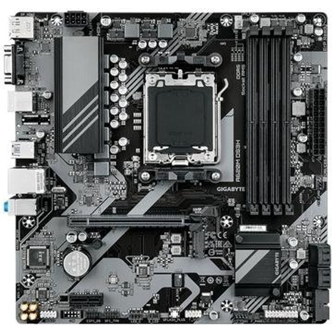 Placa-Mãe Gigabyte A620M DS3H, AMD AM5, mATX, DDR5, RGB, Preto - A620M DS3H