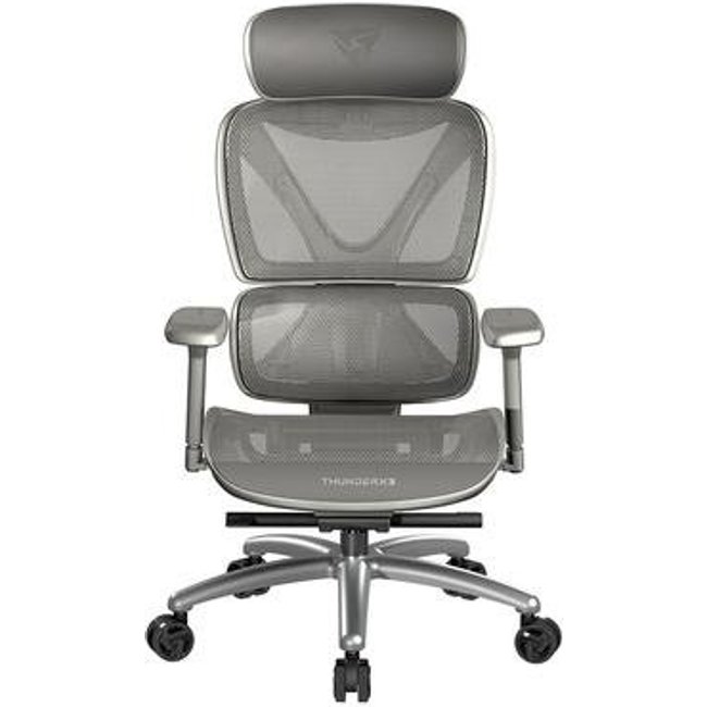 Cadeira Office ThunderX3 XTC Mesh, Até 150Kg, Reclinável, Braço 3D, Cilindro de Gás Classe 4, Nylon, Cinza - 80902