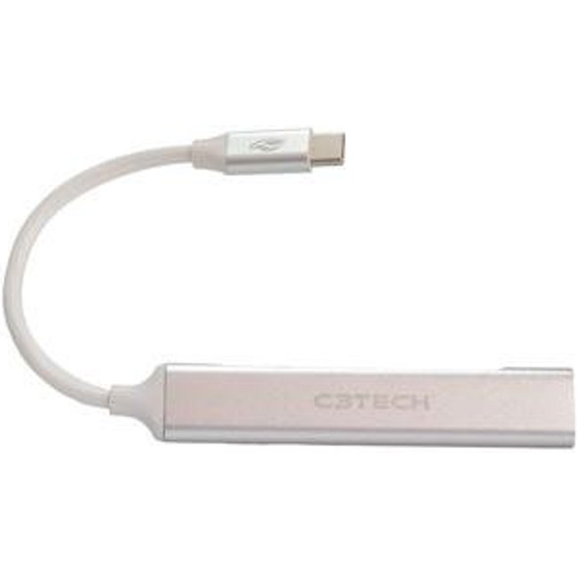 HUB C3 Tech USB-C 3.0, para 4x USB 3.0, Alumínio - HU-C320SI
