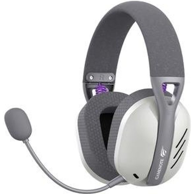 Headset Gamer Sem Fio Havit Fuxi H3, 7.1 surround, Driver 40mm, Bluetooth e USB, Cinza - Fuxi-H3 Gray