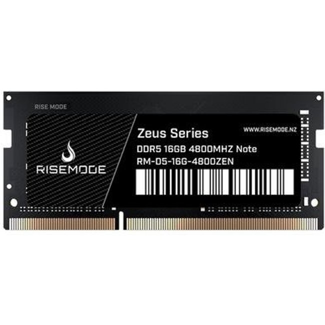 Memoria RAM Para Notebook Rise Mode, 16GB, 4800MHZ DDR5, Zeus Series, CL40 - RM-D5-16G-4800ZEN