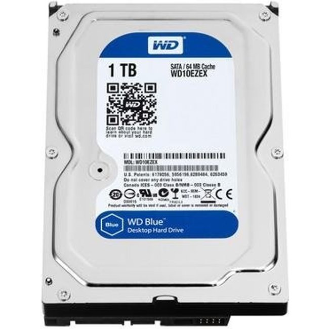 HD Interno WD Blue, 1TB, SATA, 3.5' - WD10EZEX