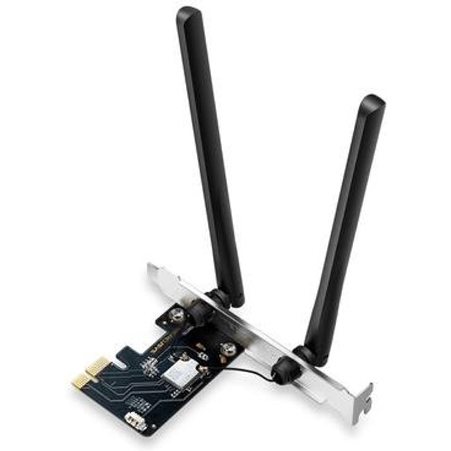 Adaptador Wifi 6 Mercusys PCIe AXE5400, Bluetooth 5.2, Preto - MA86XE(UN)