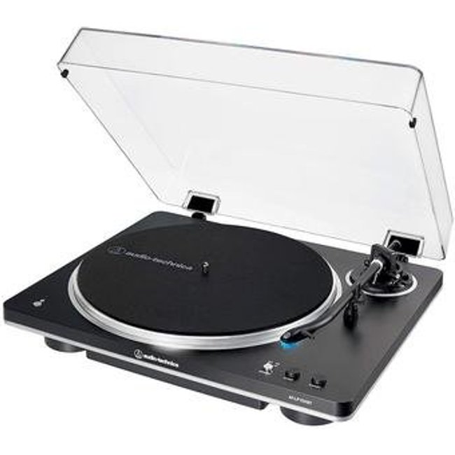 Toca Discos Audio-Technica AT-LP70XBT, Acionamento por Correia, Bluetooth, Automatica, Preto e Prata - AT-LP70XBT-BS-C