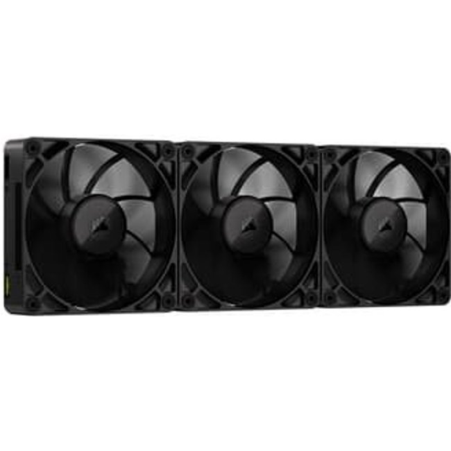 Kit com 3 Ventoinhas Corsair RX MAX Series, iCUE LINK RX120 MAX, 120mm, Preto - CO-9051042-WW