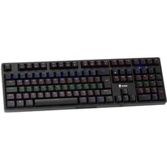 Teclado Gamer Mecânico Evolut Frame Mantis LED, Switch Azul, Customizável, ABNT2, Preto - EG218