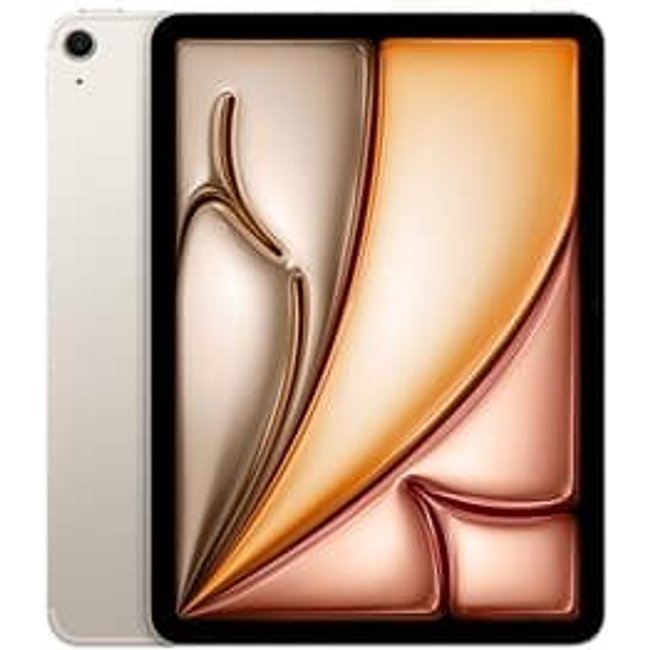 iPad Air Apple 11" 256 GB, Chip M3, Wi-Fi + Cellular, Câmera Traseira 12MP, Estelar - MCG24BZ/A