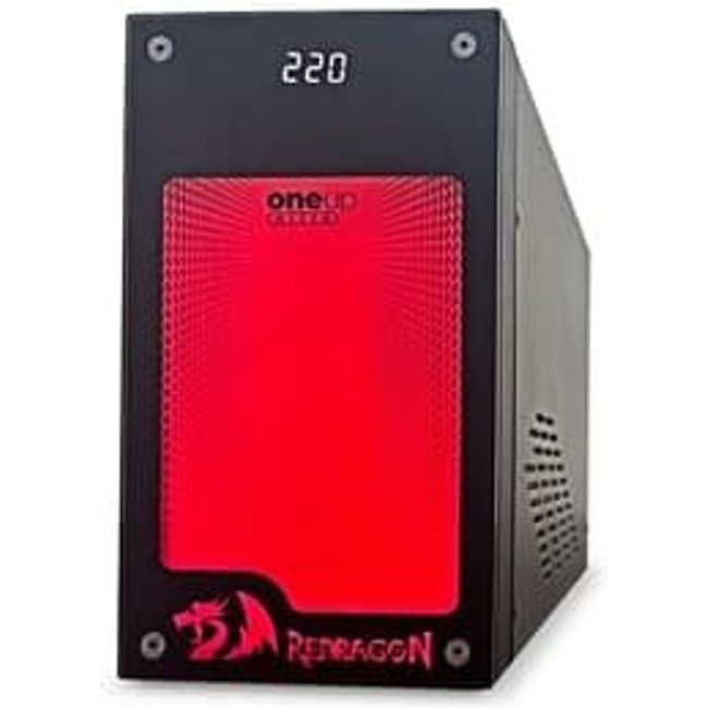 Nobreak Ragtech One Up Nitro 2000 TI Redragon, 2000VA, Painel RGB, Entrada Automática Full Range, Saída 115V, Preto - 4593