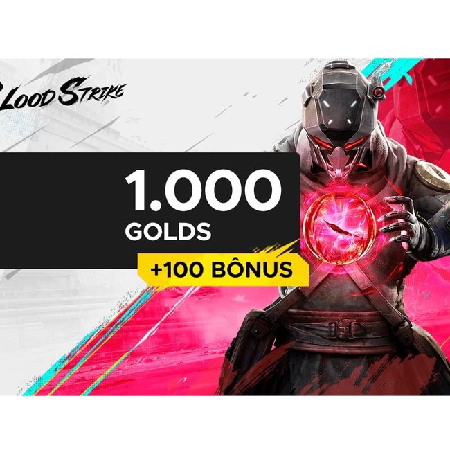 Blood Strike - 1.000 Golds + 100 de Bônus
