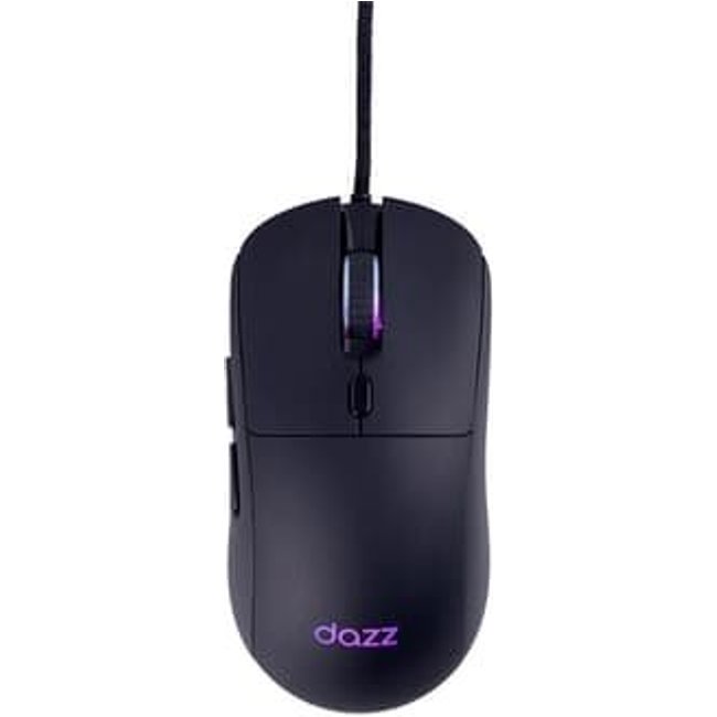 Mouse Gamer DAZZ GMO3000, RGB. 12800 DPI Instant-A825C, 6 Botões, 1000HZ, Preto - 62000181