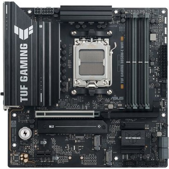 Placa Mãe ASUS TUF GAMING B850M-E WIFI, AMD AM5, mATX, DDR5, Wi-fi 6E, Bluetooth, Preto - 90MB1LS0-M0EAY0