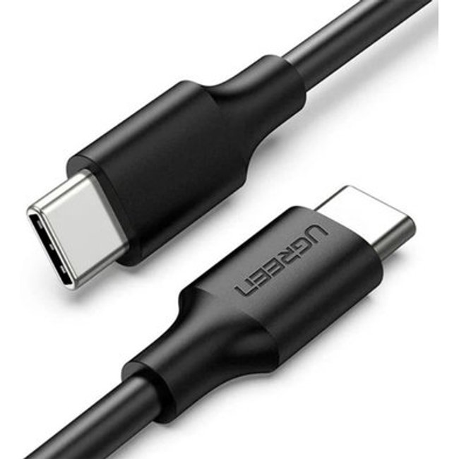 Cabo PD Ugreen, Tipo C para Tipo C, 2m, Preto - UG-10306