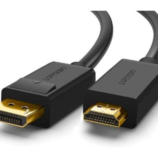 Cabo Ugreen, DisplayPort para HDMI, 5m, Preto - UG-10204