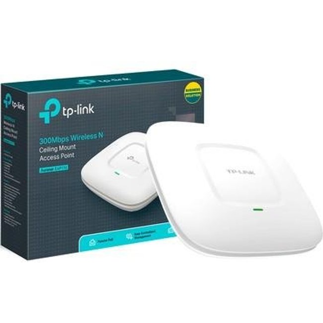 Access Point TP-Link Wireless N300 Montável em Teto EAP110