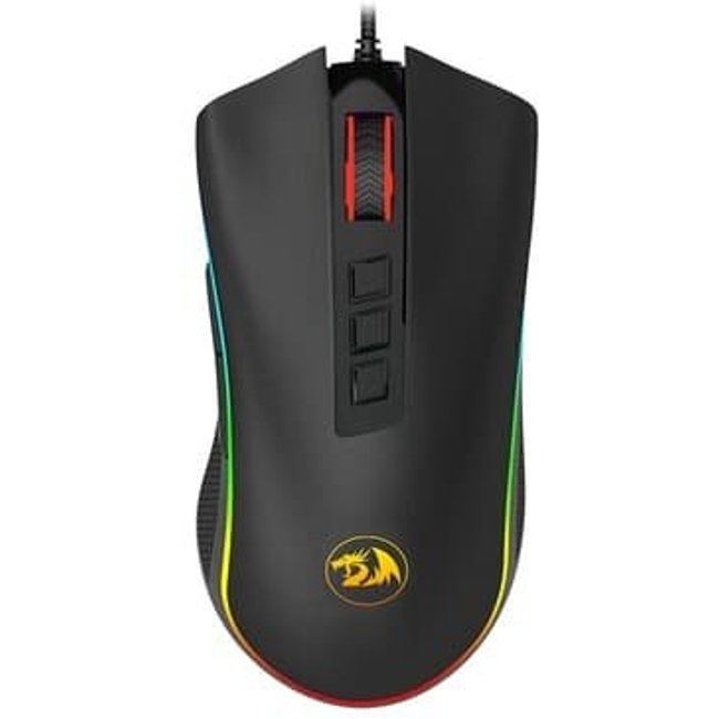 Mouse Gamer Redragon Cobra, Chroma RGB, 12400 DPI, 8 Botões, Preto - M711