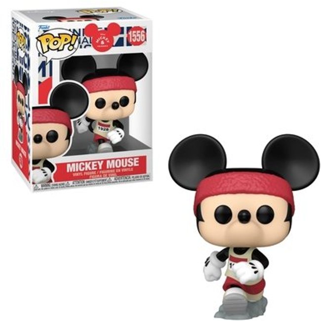 Boneco Funko Pop! Disney Vida Real - Mickey Com Roupa De Corrida