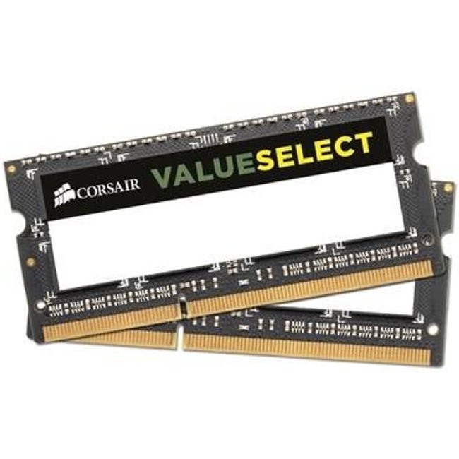 Memória RAM para Notebook Corsair Value Select, 8GB, 1333MHz, DDR3L, CL9 - CMSO8GX3M1C1333C9