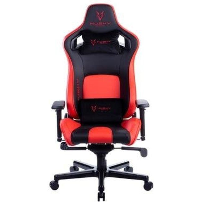 Cadeira Gamer Husky Gaming Hailstorm 900, Preto e Vermelho, Com Almofadas, Reclinável com Sistema Frog, Descanso de Braço 3D - HGMA085