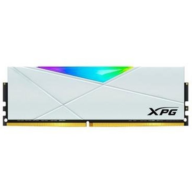 Memória RAM XPG Spectrix D50 RGB, 8GB, 3200MHz, DDR4, CL16, Branco - AX4U32008G16A-SW50