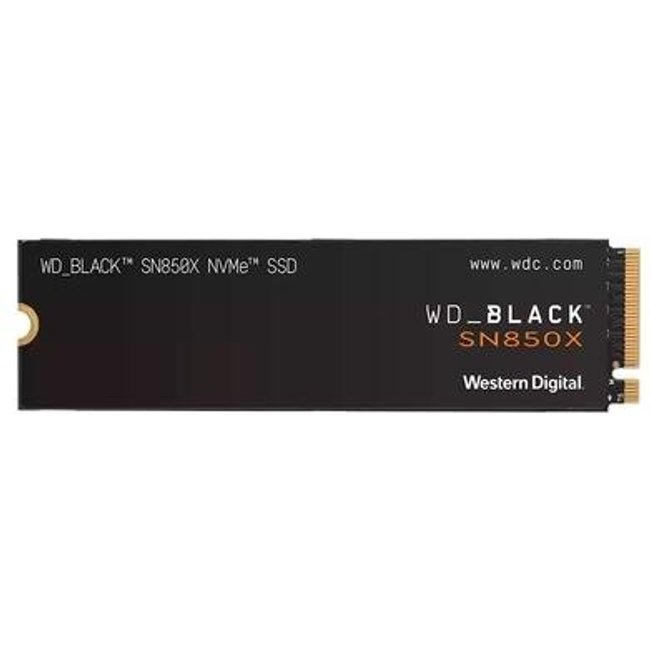 SSD SanDisk SN850X Gaming Storage, 1TB, M.2 2280, PCIe 4.0 x4, NVMe, Leitura: 7300 MB/s, Gravação: 6300 MB/s, Preto - WDS100T2X0E