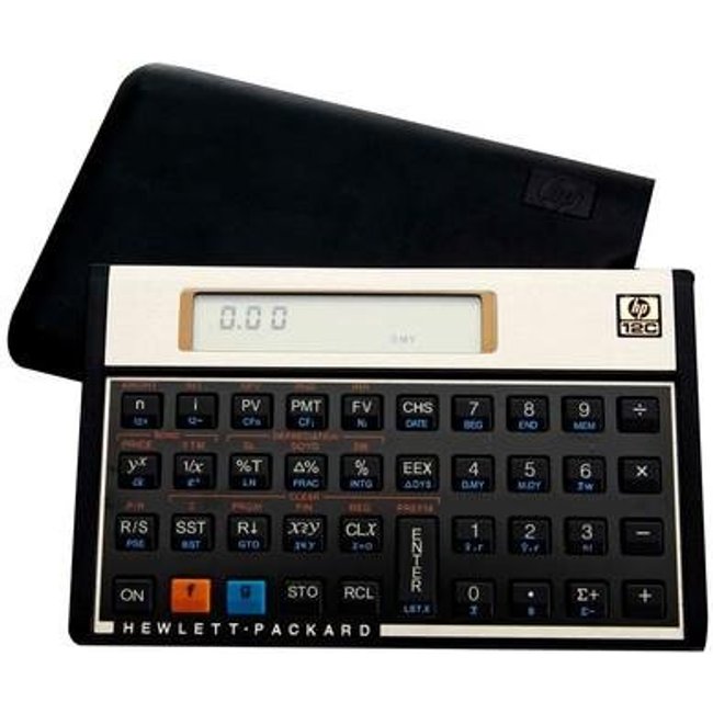 Calculadora Financeira HP12C Gold, 120 Funções, Visor LCD, RPN e ALG