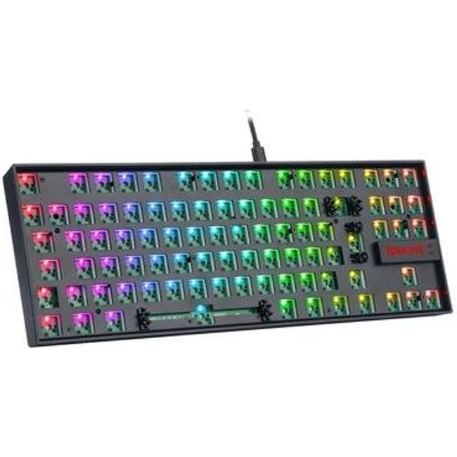 Base para Teclado Mecânico Gamer Kumara Barebone Edition, RGB, USB, ABNT2, Preto - RD-BBK552