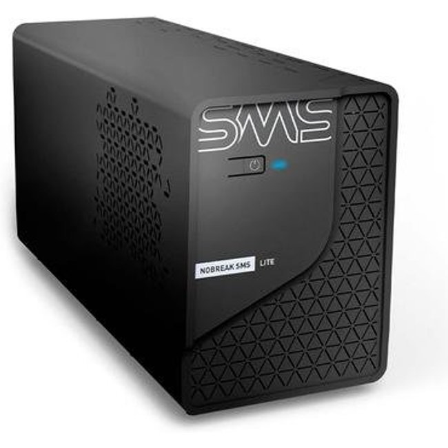 Nobreak SMS Lite 1200S, 1200VA, 220V, Autonomia de 55Min, Preto - 0029204