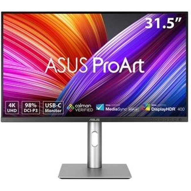 Monitor Profissional ASUS ProArt 32", 4K, 60Hz, 5ms, IPS, DP, HDMI e USB-C, HDR, Altura Ajustável, Alto-falante Embutido - PA329CRV