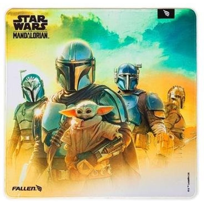 Mousepad Gamer Fallen Starwars The Mandalorian, Speed++, Grande 45X45 - MP-DI-SW-TM-GR