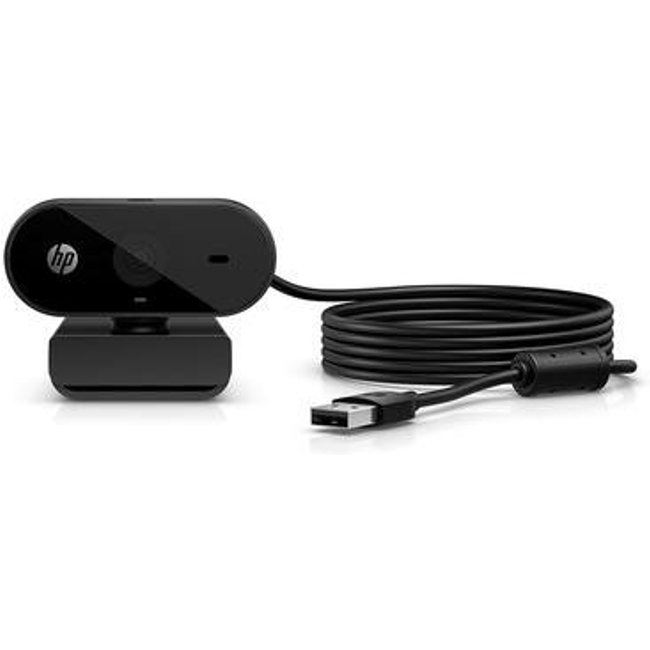 Webcam HP 320 FHD, 5MP, USB-A, Preto - 53X26AA#ABL