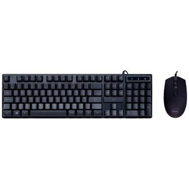 Kit Gamer Dazz Shadowstrike DUO, Teclado com Iluminação Rainbow, ABNT2 + Mouse, 3600DPI Huano, Preto - 62000175
