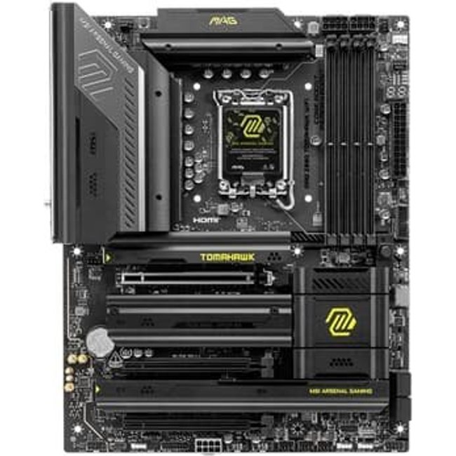 Placa-Mãe MSI MAG Z890 Tomahawk, Intel, DDR5, ATX, Wi-Fi 7 e Bluetooth 5.4, Preto - 911-7E32-003