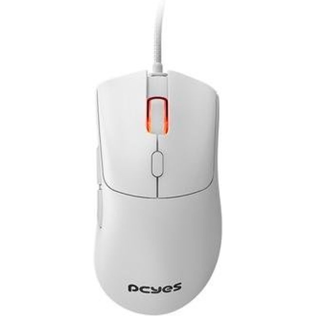 Mouse Gamer Pcyes Hydrus White Ghost, RGB, 12400 DPI, 6 Botões, Branco - PMGHWG